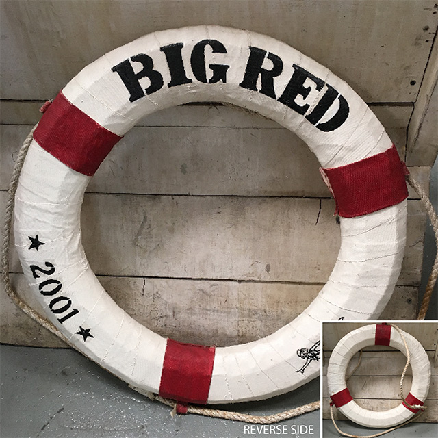 BUOY, Lifering - White w Big Red